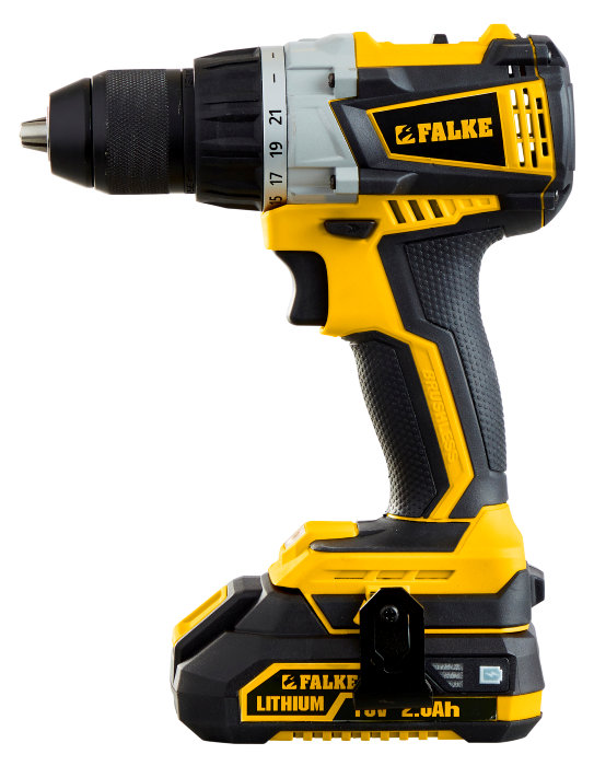 Falke børsteløs akku bormaskin 18V inkl. 2,0 Ah batteri